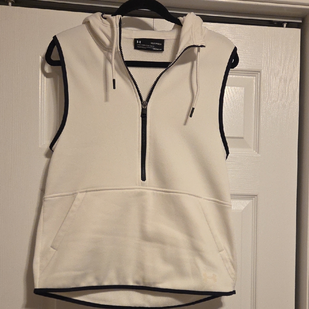 Under Armour White and Black ColdGear Vest